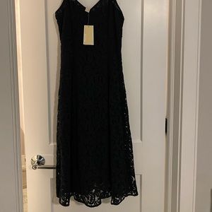 Navy blue michael kors lace dress